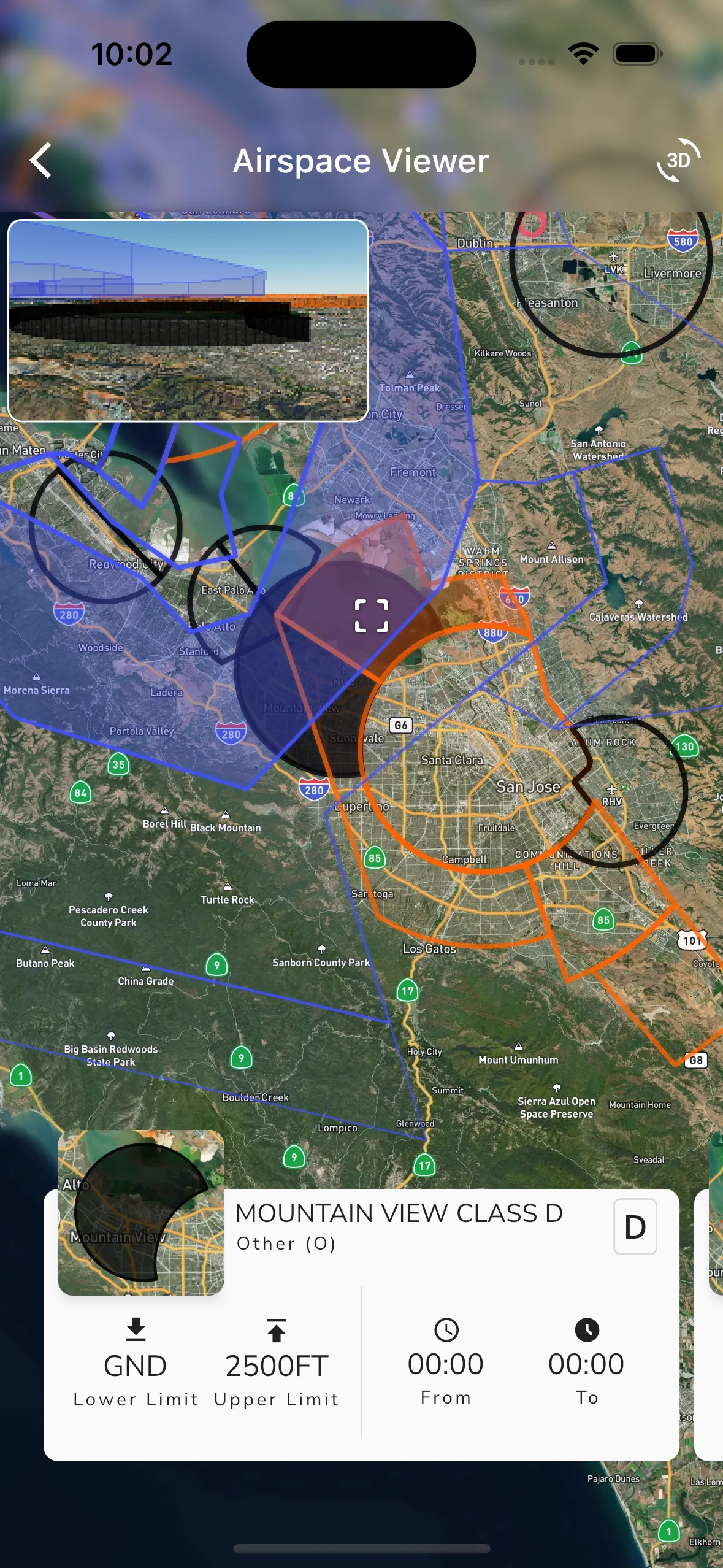 Airspace Viewer Screen