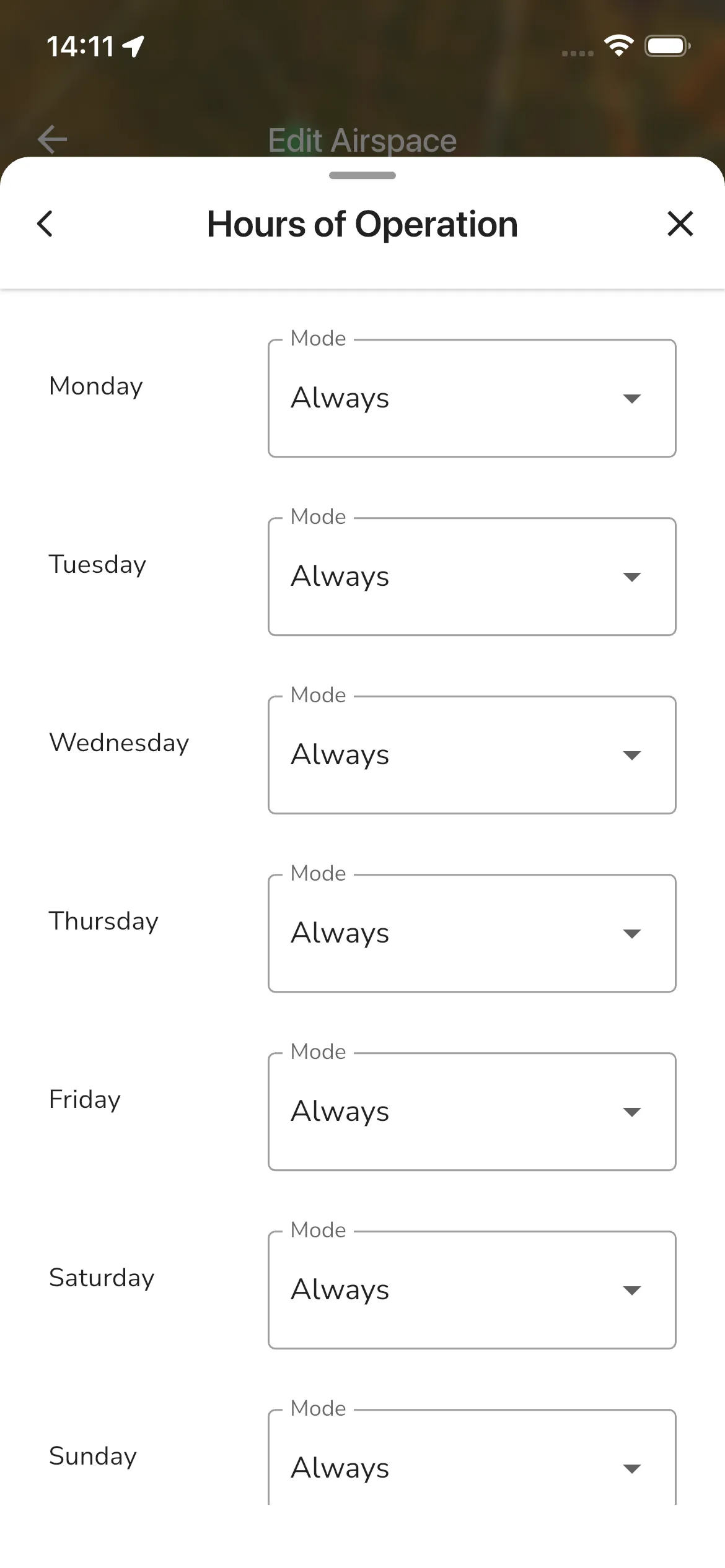 Community Hours Of Operation