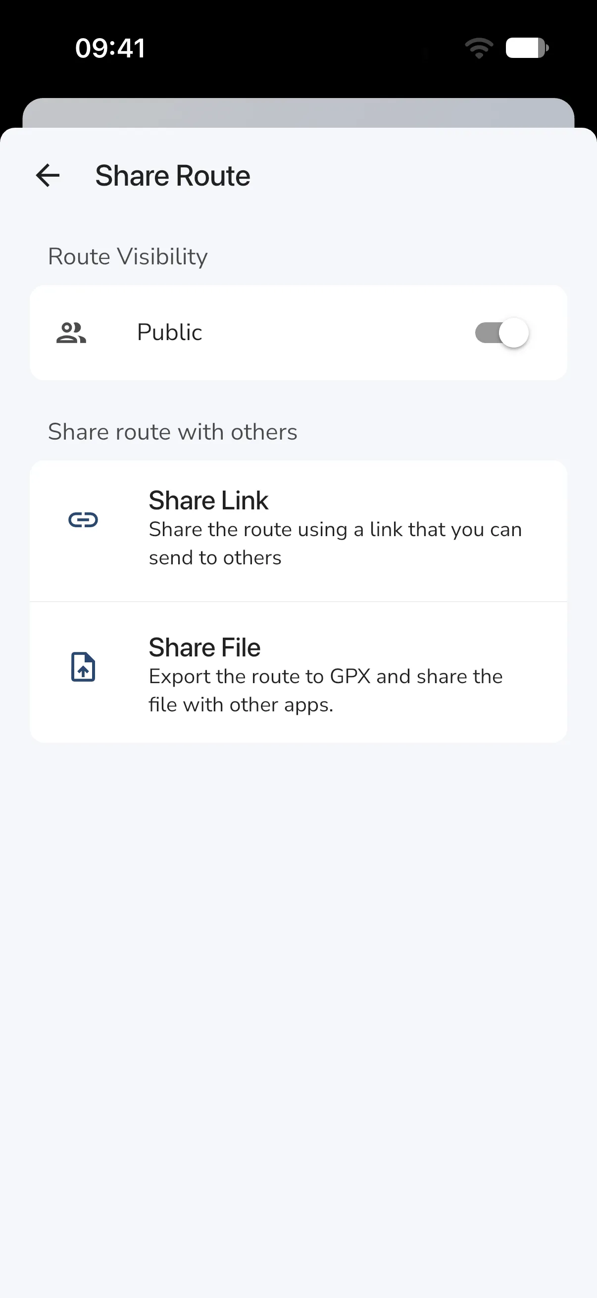 Share Route